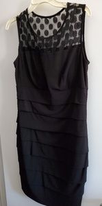 Black short tight dress